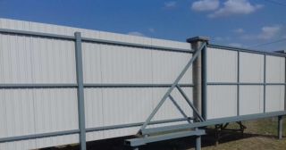 Купить откатные ворота на сваях Чапаевск, цена от 2824 руб.